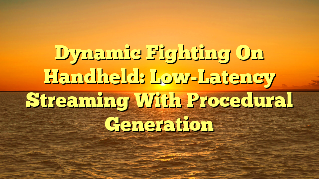 Dynamic Fighting On Handheld: Low-Latency Streaming With Procedural Generation